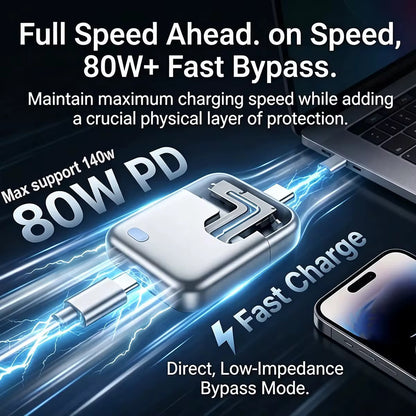 AI Smart Auto Eject Charging Adapter